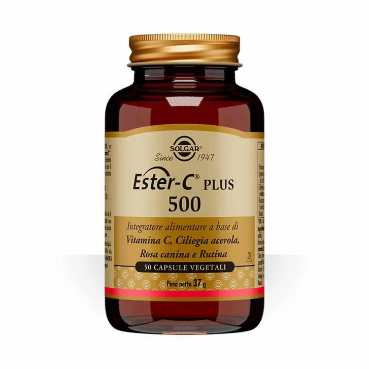 Ester-C Plus 500 Integratore di Vitamina C 50 Capsule Vegetali - Solgar Ester-C Plus 500 Integratore di Vitamina C 50 Capsule Vegetali - Solgar