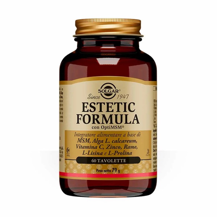 Estetic Formula Integratore per Capelli Pelle e Unghie 60 Tavolette - Solgar