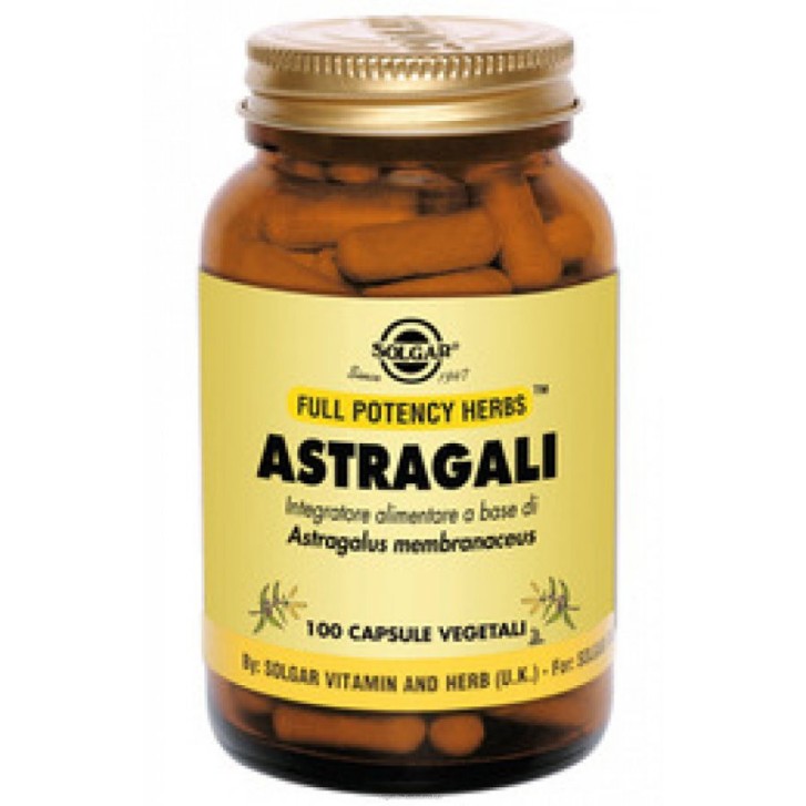 Astragali Solgar Integratore Sistema Immunitario 100 Capsule Vegetali - Solgar