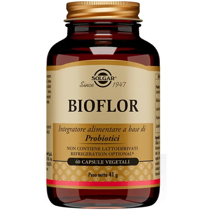 Bioflor Integratore Flora Intestinale in Capsule Vegetali, 60 pz - Solgar