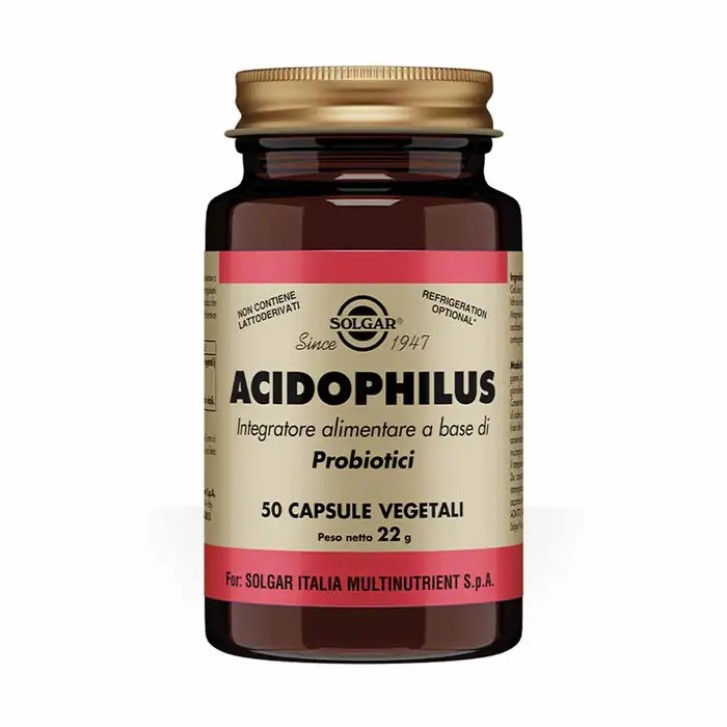 Acidophilus 50 Capsule Vegetali per Flora Intestinale - Solgar Acidophilus 50 Capsule Vegetali per Flora Intestinale - Solgar