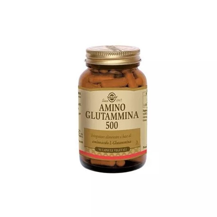 Amino Glutammina 500 Integratore per Memoria 50 Capsule Vegetali - Solgar Amino Glutammina 500 Integratore per Memoria 50 Capsule Vegetali - Solgar