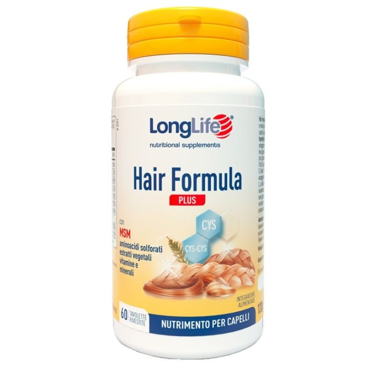 Hair Formula Plus Integratore per Capelli 60 Tavolette - Longlife