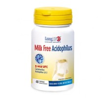 Milk Free Acidophilus Longlife Integratore per l\'equilibrio della flora intestinale 60 Capsule - Longlife