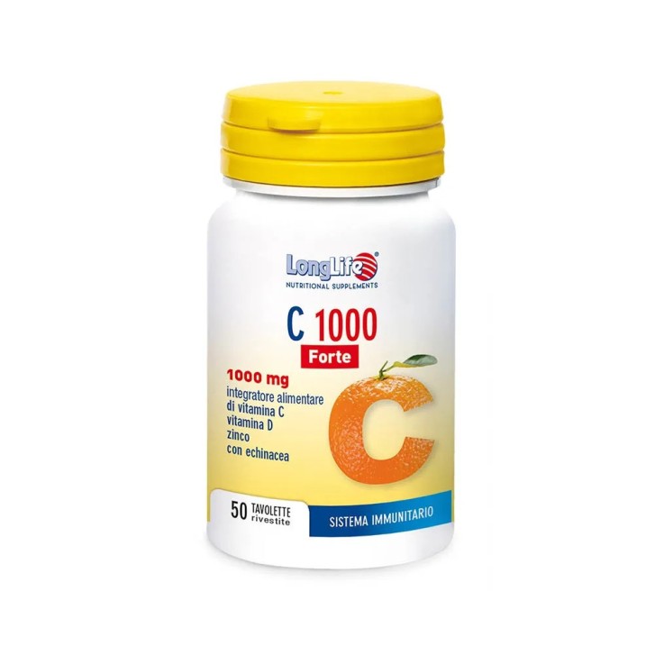 C 1000 Forte LongLife Integratore Alimentare 50 Tavolette - LongLife