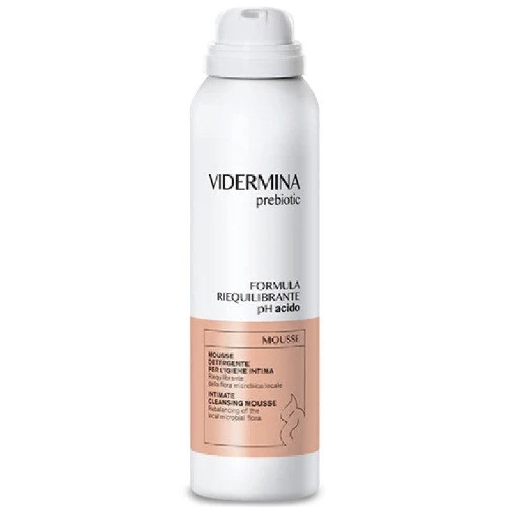 Vidermina Mousse Detergente Intimo Prebiotico pH Acido 50ml - Vidermina Vidermina Mousse Detergente Intimo Prebiotico pH Acido 50ml - Vidermina