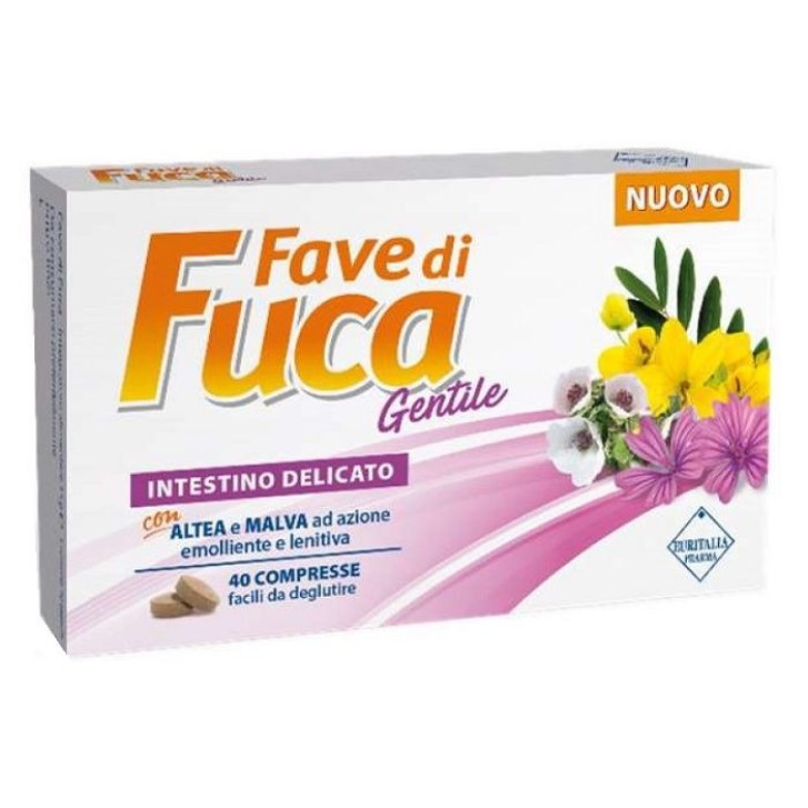 Fave di Fuca Gentile Integratore Alimentare per Transito Intestinale 40 Compresse - Fave Di Fuca