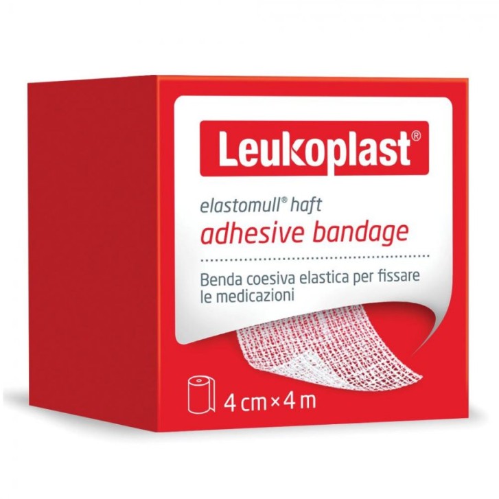 Benda Elastica Autoadesiva Compressione Forte 4x400 cm - Elastomull