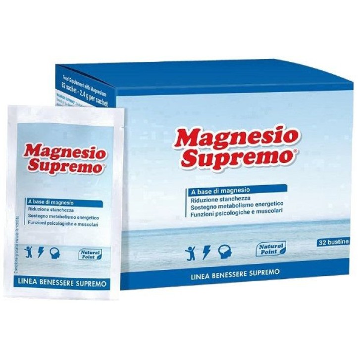 Magnesio Supremo Integratore Funzione Muscolare 32 Bustine - Natural Point