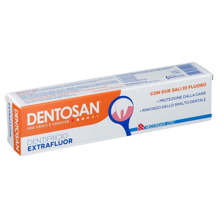 Dentifricio Extrafluor protezione carie 75ml - Dentosan