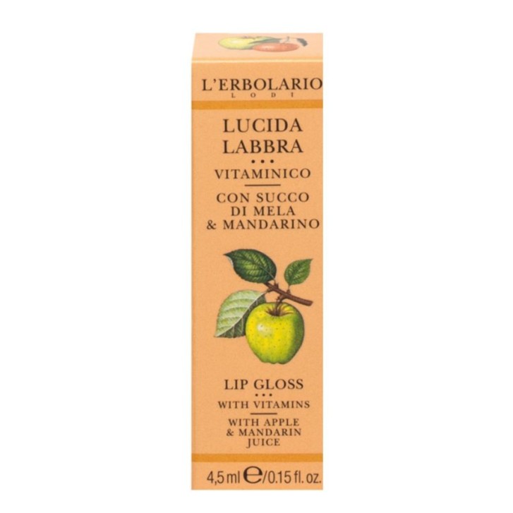 Lucidalabbra Vitaminico al Succo di Mela e Mandarino 4,5ml - L\'Erbolario