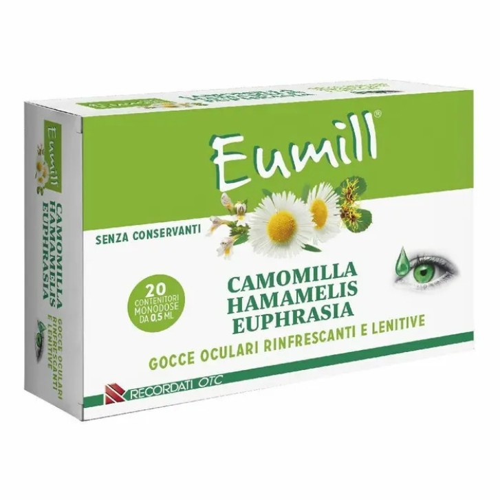 Eumill Gocce Oculari Rinfrescanti e Lenitive 20 Flaconcini - Eumill