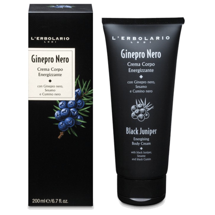 Crema Corpo Energizzante Ginepro Nero 200ml - L\'Erbolario
