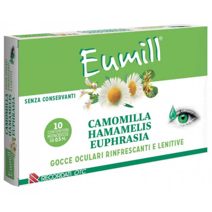 Eumill Gocce Oculari Lenitive Monodose 10 Flaconcini - Eumill