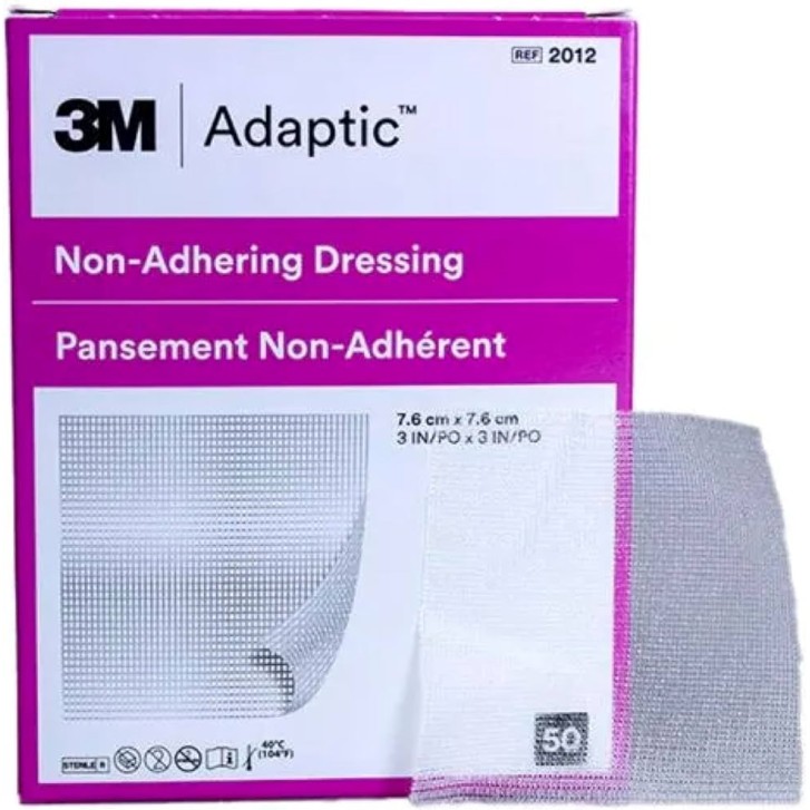 Adaptic Medicazione Non Aderente Sterile 7,6x7,6cm 10 Pezzi - 3M