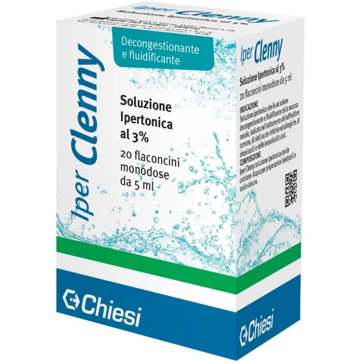 Clenny Iper Soluzione Nasale Ipertonica 5ml 20 Flaconcini - Clenny