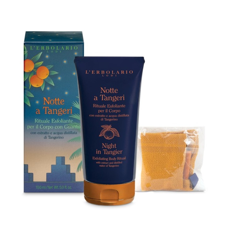 Rituale Esfoliante Corpo Notte Tangeri con Guanto 150ml - L\'Erbolario Rituale Esfoliante Corpo Notte Tangeri con Guanto 150ml - L\'Erbolario