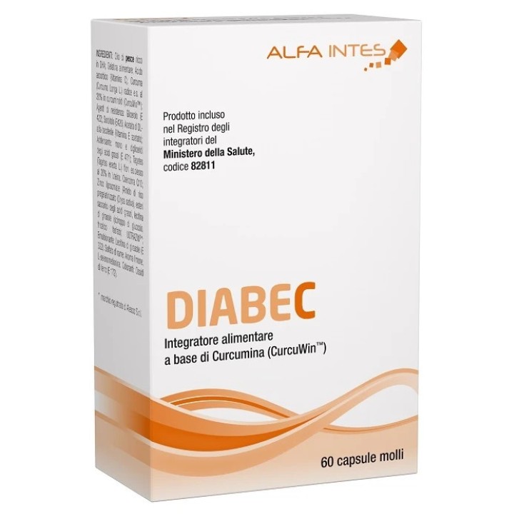 Diabec Integratore Alimentare per Benessere Occhi 60 Capsule Molli - Alfa Intes