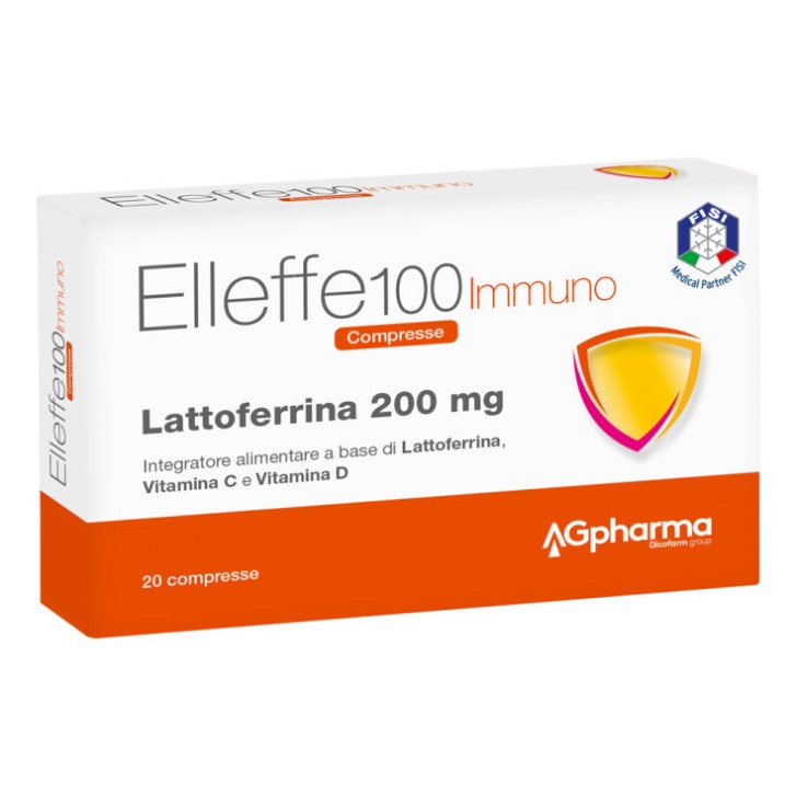 Elleffe 100 Immuno Integratore Sistema Immunitario 20 Compresse - AG Pharma