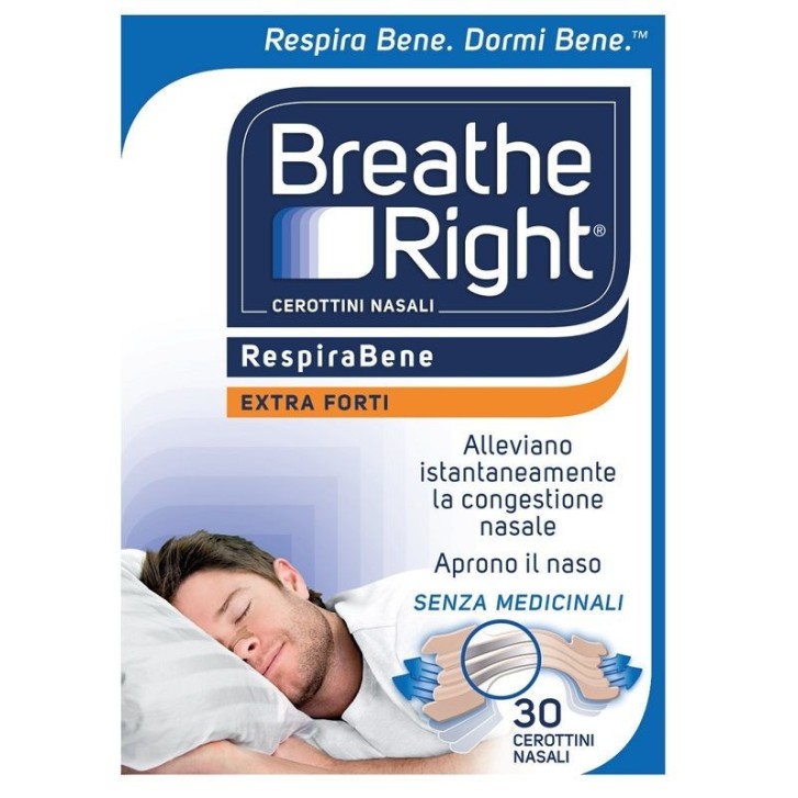 Breathe Right Cerotti Nasali Extra Forte 30 Pezzi - Breathe Right
