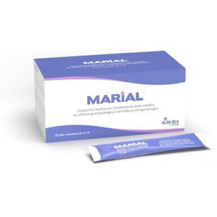 Marial 20 Stick Orali Reflusso Gastroesofageo 15ml - Aurora
