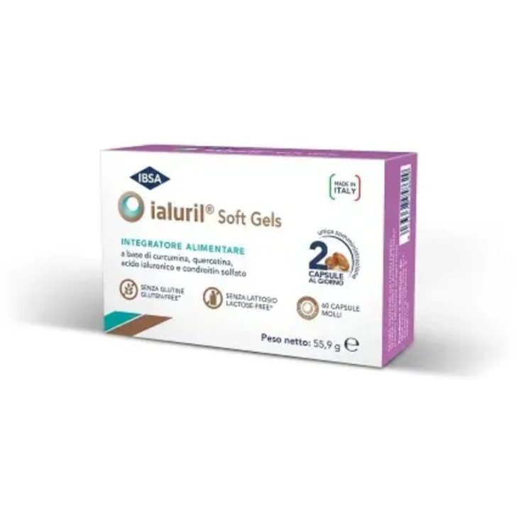 Ialuril Soft Gels Integratore Alimentare per Vie Urinarie 60 Capsule Molli - Ialuril Ialuril Soft Gels Integratore Alimentare per Vie Urinarie 60 Capsule Molli - Ialuril