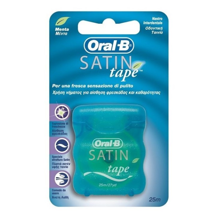 Filo Interdentale Satin Tape alla Menta 25m - Oral-B