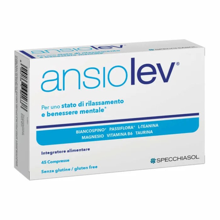 Ansiolev Compresse Integratore per Ansia e Stress 45 Compresse - Specchiasol