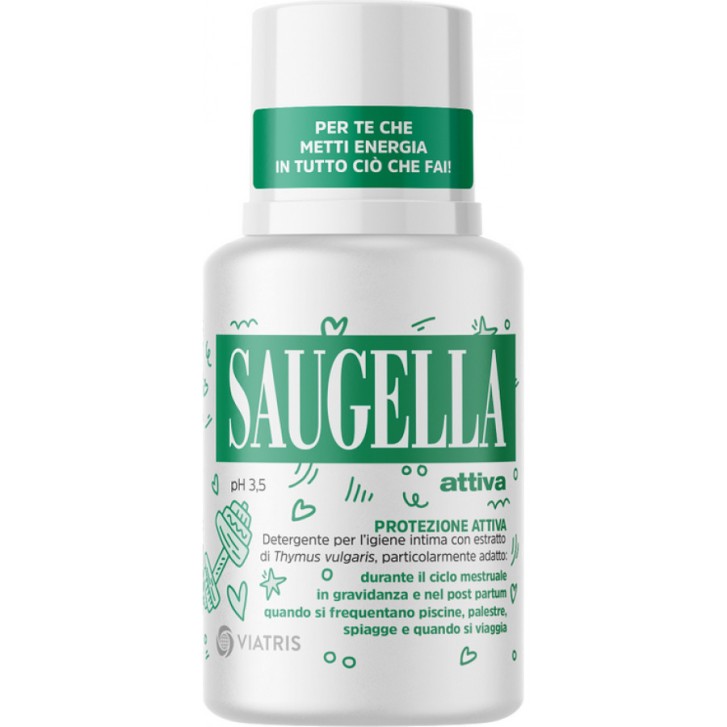 Saugella Attiva Detergente Igiene Intima 100ml - Saugella Saugella Attiva Detergente Igiene Intima 100ml - Saugella
