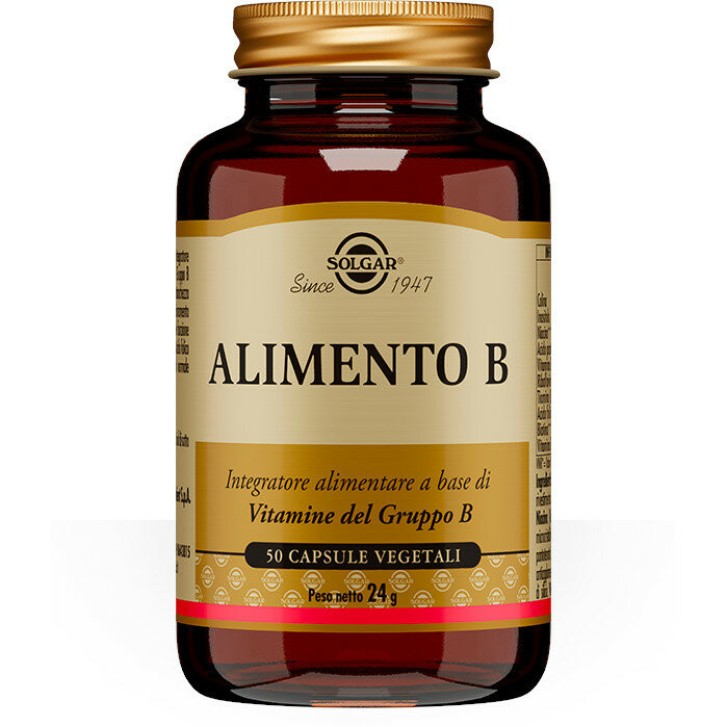 Alimento B Integratore Vitamine del Gruppo B 50 Capsule Vegetali - Solgar Alimento B Integratore Vitamine del Gruppo B 50 Capsule Vegetali - Solgar
