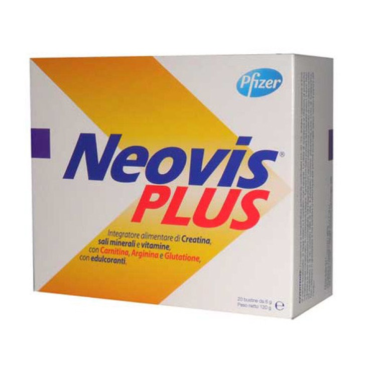 Neovis Plus Integratore Alimentare per Energia e Benessere - 20 Bustine - Neovis