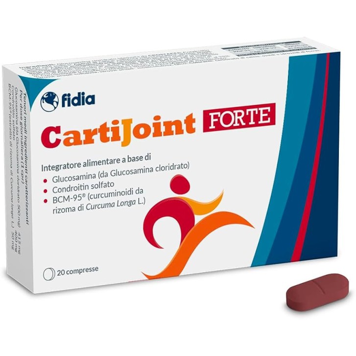 Cartijoint Forte Integratore Alimentare per Articolazioni 20 Compresse - CARTI-JOINT