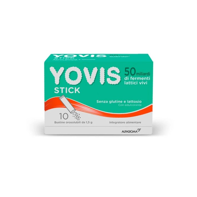 Yovis Stick 50 Miliardi Fermenti Lattici Orosolubili - 10 Bustine - Yovis