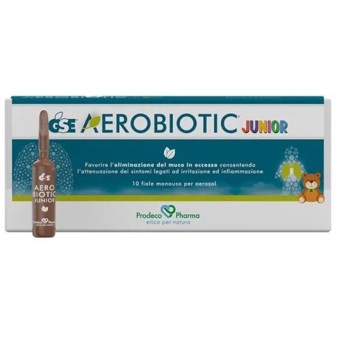 GSE Aerobiotic Junior Soluzione per Aerosol 10 Fiale da 5ml - GSE