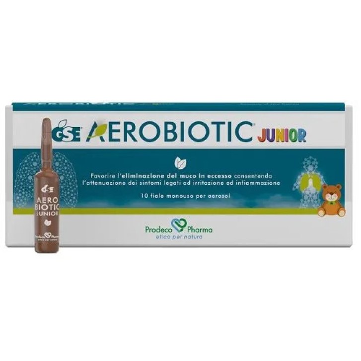 GSE Aerobiotic Junior Soluzione per Aerosol 10 Fiale da 5ml - GSE