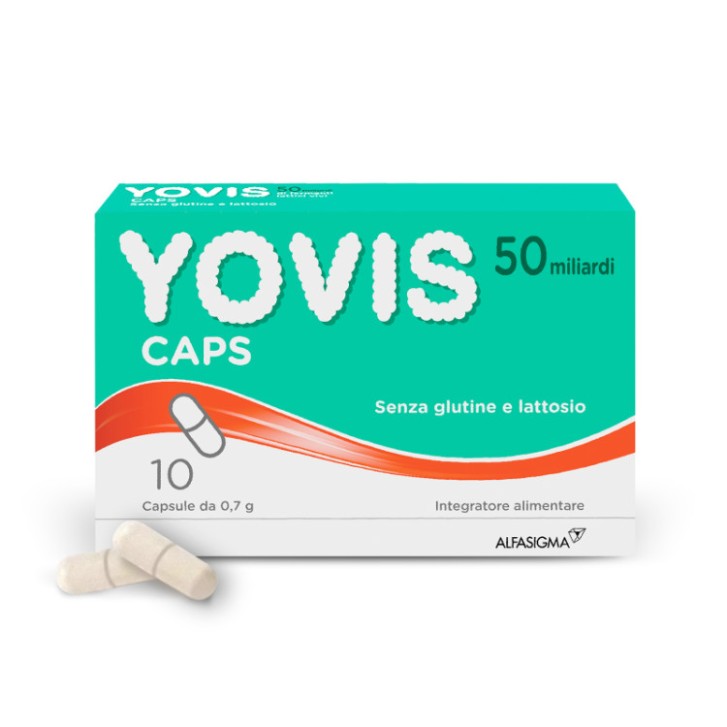 Yovis Caps Integratore per Equilibrio Flora Intestinale 10 Capsule - Yovis