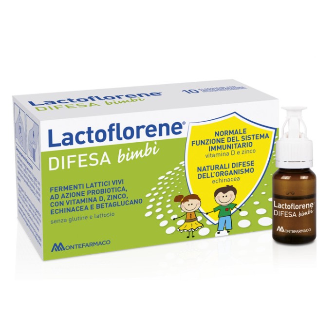Lactoflorene Difesa Bimbi Integratore Alimentare per Bambini - 10 Flaconcini Lactoflorene Difesa Bimbi Integratore Alimentare per Bambini - 10 Flaconcini