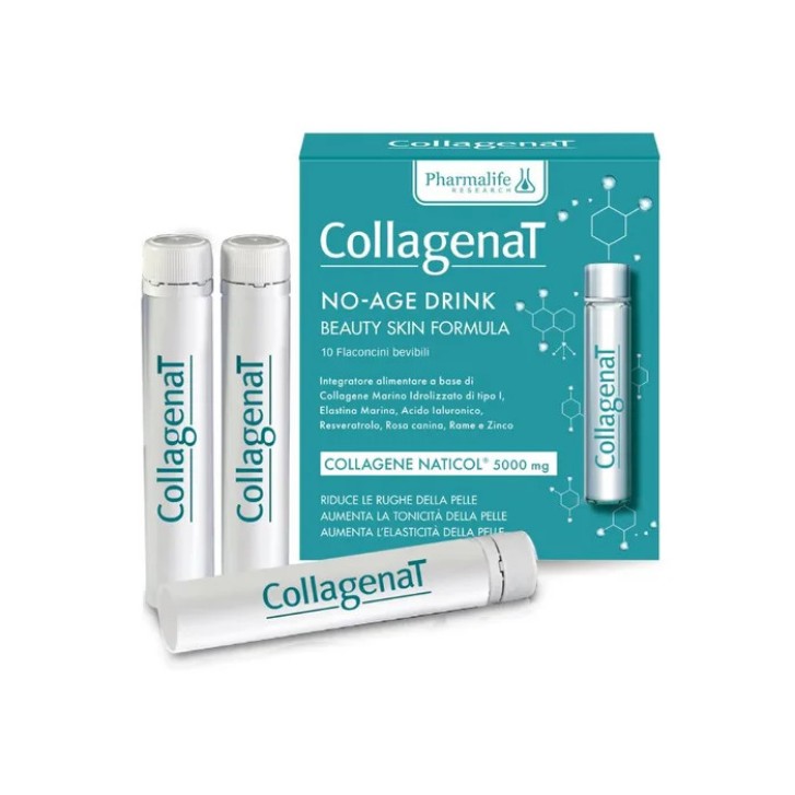 Collagenat No-Age Drink Integratore Alimentare in Flaconcini - Pharmalife Research Collagenat No-Age Drink Integratore Alimentare in Flaconcini - Pharmalife Research
