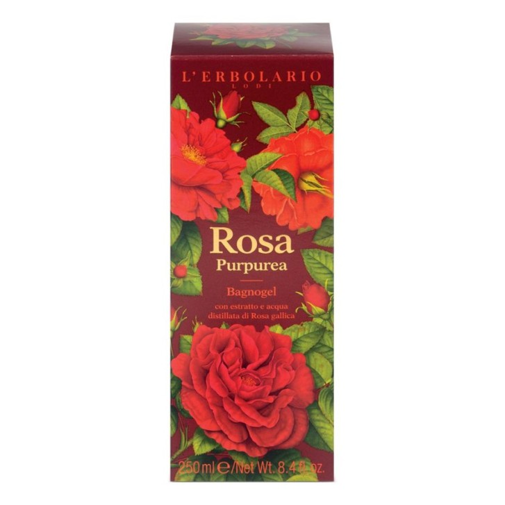 Bagnogel Rosa Purpurea 250ml - L\'Erbolario Bagnogel Rosa Purpurea 250ml - L\'Erbolario