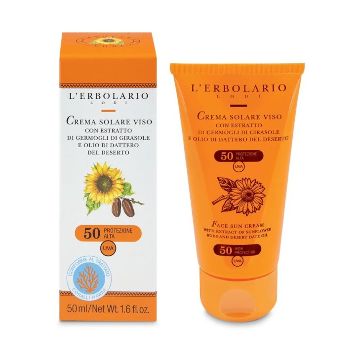 Crema Solare Viso SPF50 50ml - L\'Erbolario