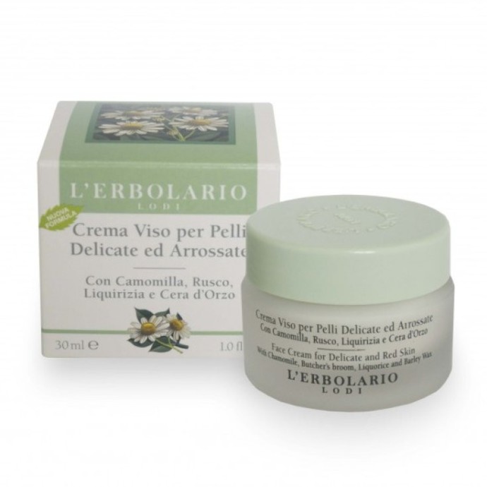 Crema Viso Pelli Delicate e Arrossate 30ml - L\'Erbolario Crema Viso Pelli Delicate e Arrossate 30ml - L\'Erbolario