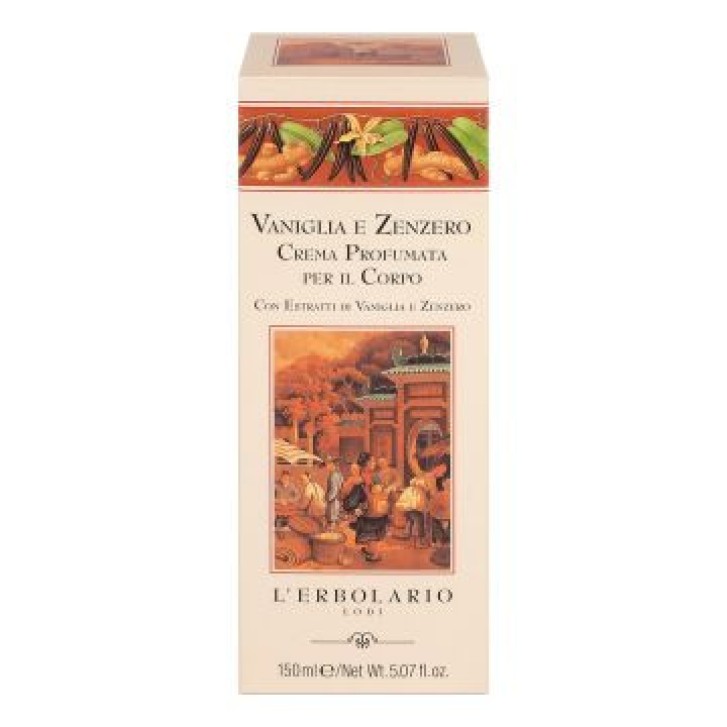 Crema Profumata Corpo Vaniglia e Zenzero 150 ml - L\'Erbolario