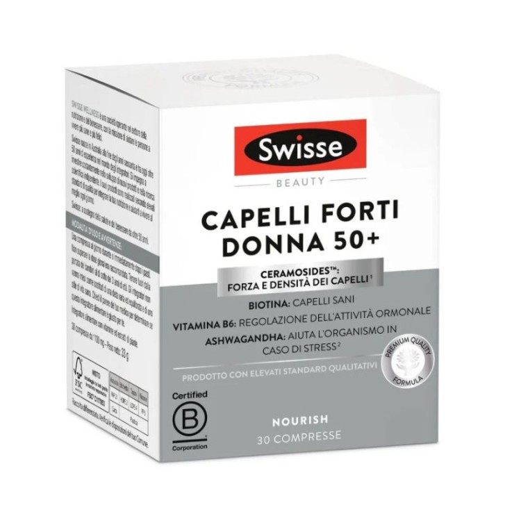 Swisse Capelli Forti Donna 50+ Integratore per capelli - Swisse