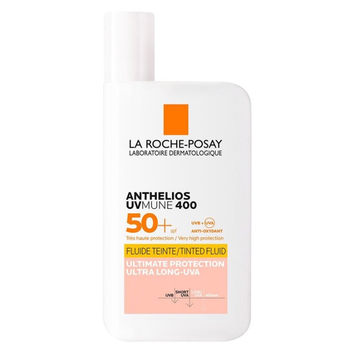 La Roche-Posay Anthelios Uvmune 400 Fluido Invisibile Colorato SPF50+ 50ml - La Roche-Posay La Roche-Posay Anthelios Uvmune 400 Fluido Invisibile Colorato SPF50+ 50ml - La Roche-Posay