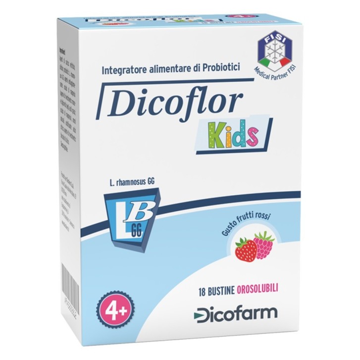 Dicoflor Kids Integratore Probiotici in Bustine Orosolubili - Dicoflor