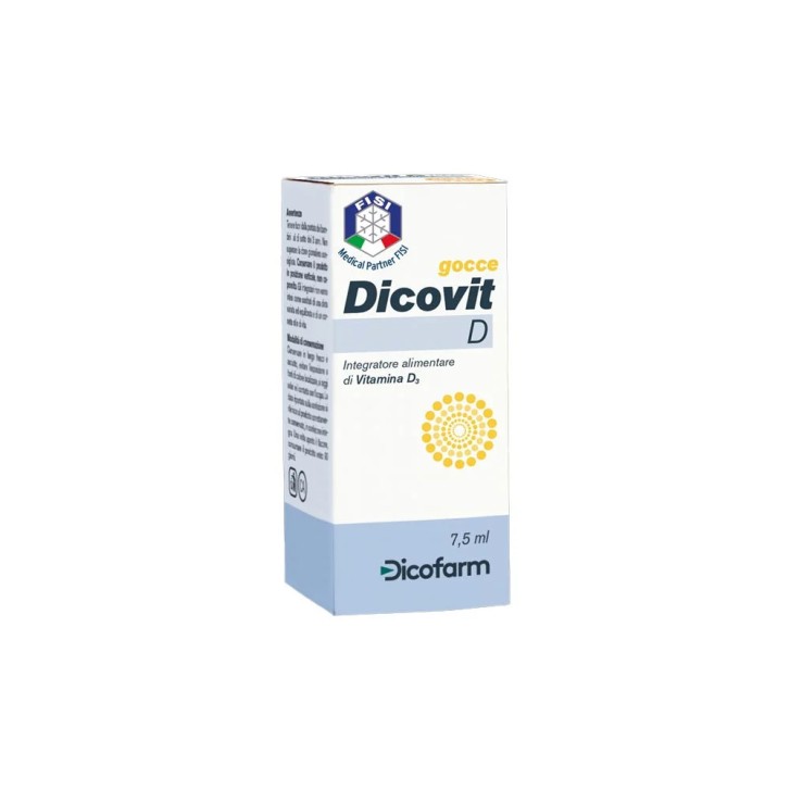 Dicovit D Vitamina D3 Gocce 7,5ml - Dicofarm