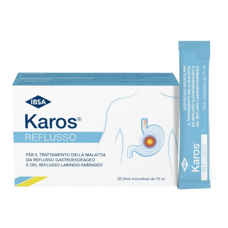 Karos Reflusso Trattamento Reflusso Gastroesofageo e Laringofaringeo 20 Stick - Karos Karos Reflusso Trattamento Reflusso Gastroesofageo e Laringofaringeo 20 Stick - Karos