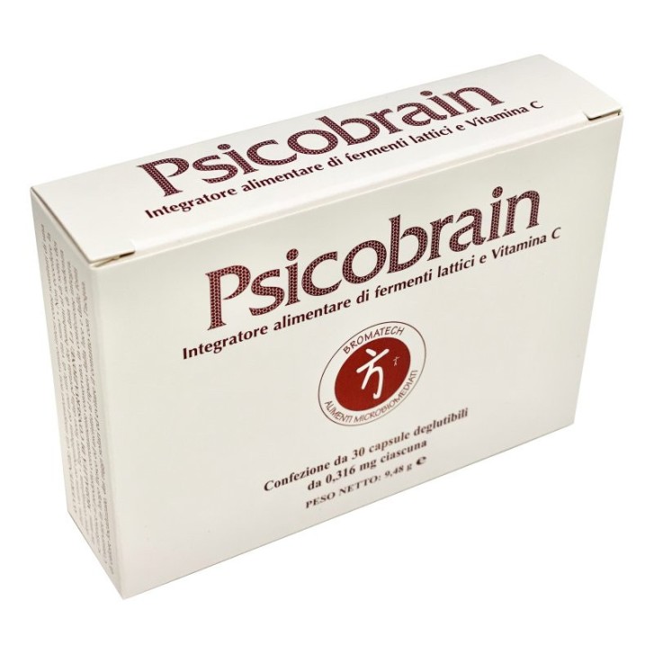 Psicobrain Integratore Alimentare Funzione Psicologica 30 Capsule - Bromatech