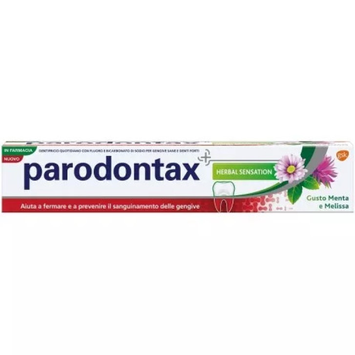 Parodontax Herbal Sensation Dentifricio con Bicarbonato 75ml - Parodontax Parodontax Herbal Sensation Dentifricio con Bicarbonato 75ml - Parodontax