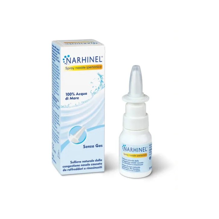 Narhinel Spray Nasale Ipertonico Acqua di Mare 20ml - Narhi